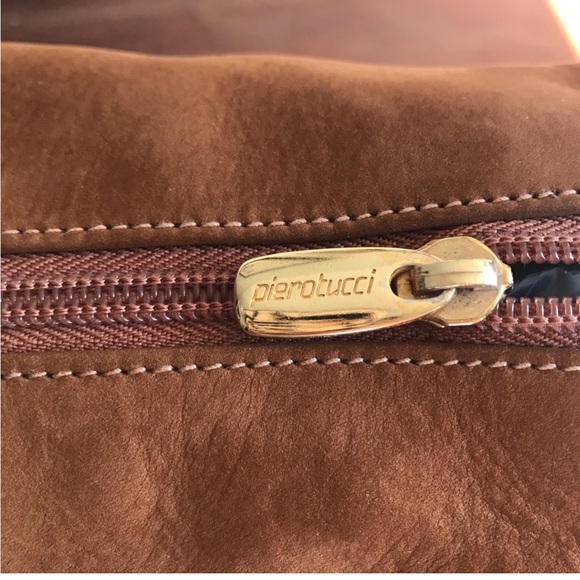 Pierotucci Ferenze Italian suede studded shoulder bag - Picture 9 of 11